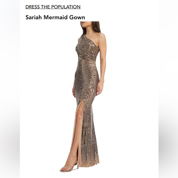 Sequin mermaid gown, worn once - Picture 2 of 5